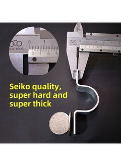 Generic Thickened Galvanized Iron Wire Buckle Billboard Clamp Square Pipe Clamp Holding Hoop U-shaped Pipe Card Riding Horse Card Water Pipe Holding Card-Specification Model:29mm (can Be Used For Outer Diameter 28mm Pipes, Screw Holes 8.3*10 Oval Holes)  - Image 4