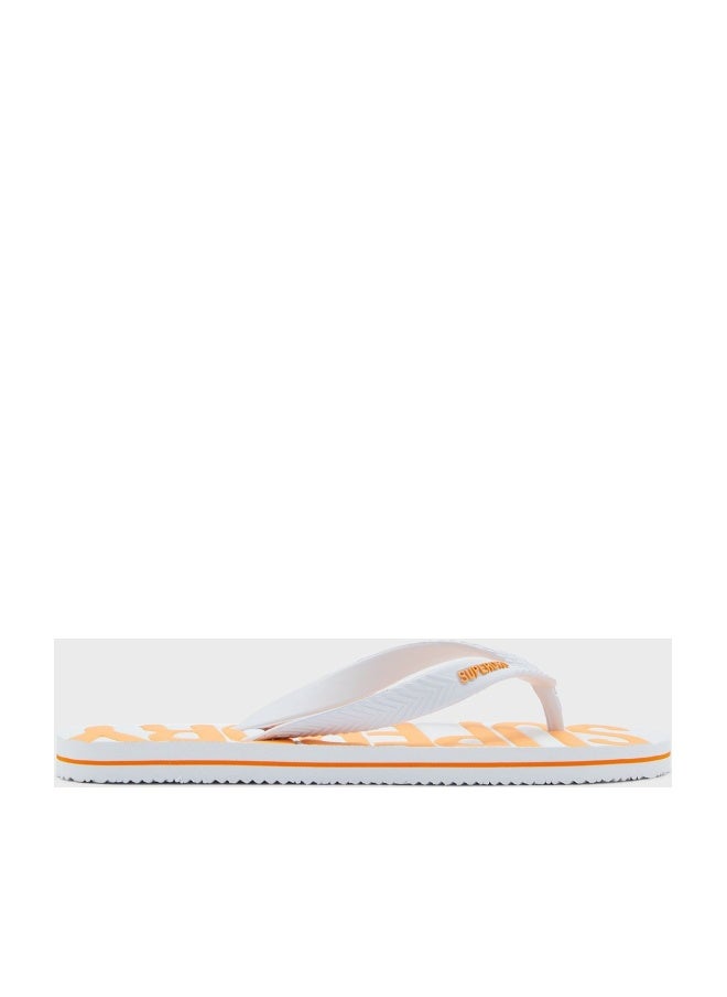 Superdry Logo Flip Flops - Image 1