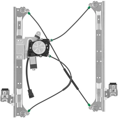 XIMAKA Front Passenger Side Power Window Regulator with Motor 2 Pins Fit for 20042007 Buick Rainier 20022009 Chevrolet Trailblazer GMC Envoy Isuzu Saab Oldsmobile Bravada 741691 - Image 1