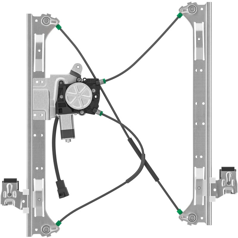 XIMAKA Front Passenger Side Power Window Regulator with Motor 2 Pins Fit for 20042007 Buick Rainier 20022009 Chevrolet Trailblazer GMC Envoy Isuzu Saab Oldsmobile Bravada 741691 - Image 3