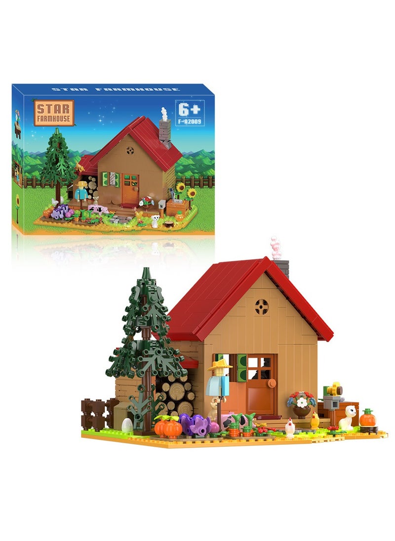 General Stardew Valley Stardew Valley Farmhouse Small Particles Puzzle Building Block Toys for Kids  - Image 2