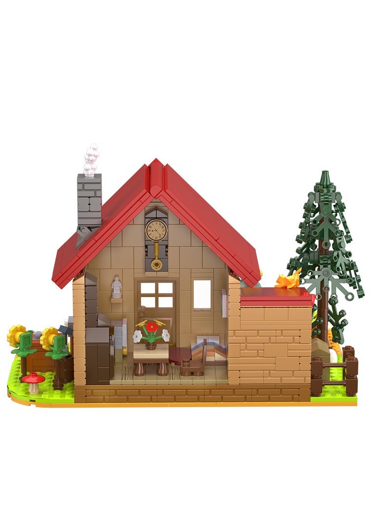 General Stardew Valley Stardew Valley Farmhouse Small Particles Puzzle Building Block Toys for Kids  - Image 4