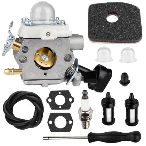 HUSWELL BG56C Carburetor Air Filter kit for STIHL BG56C SH56 Leaf Blower ZAMA C1M-S260B 4241-120-0632 4241-120-0622 4241-120-0615 Engine - Image 1