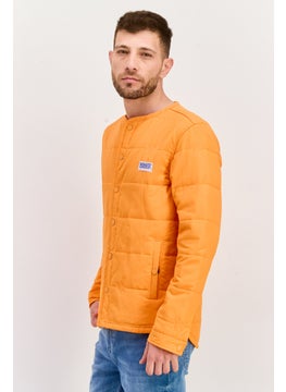 The Hundreds Men Brand Logo Bomber Jacket, Orange  - Image 2