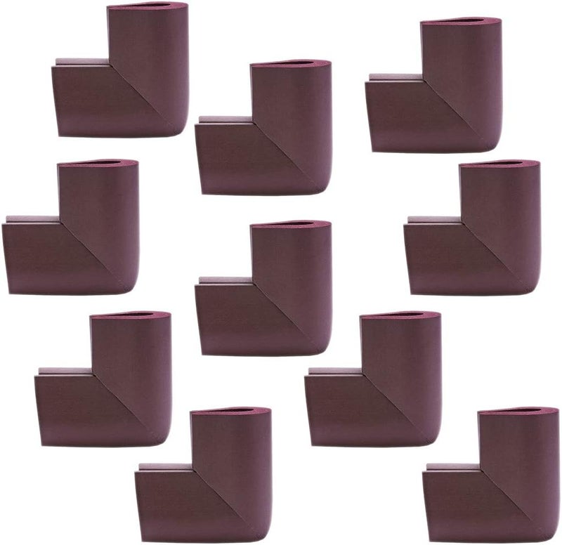 klarako Glass Table Corner Bumpers, Furniture Corner Protectors Guards Keep Baby from Sharp Injuries klarakoBrown, 55x55x8mm - Image 5