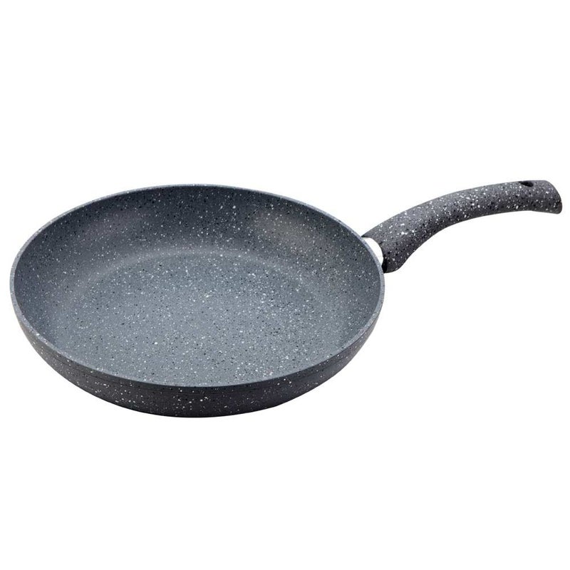 Wonderchef Granite 24 cm Non-Stick Fry Pan | 1.8 L | Grey | 5 Layer PFOA Free Non-Stick Coating | Compatible with Hot Plate, Hobs, Gas Stove, Ceramic Plate and Induction cooktop | 2 Years Warranty - Image 1