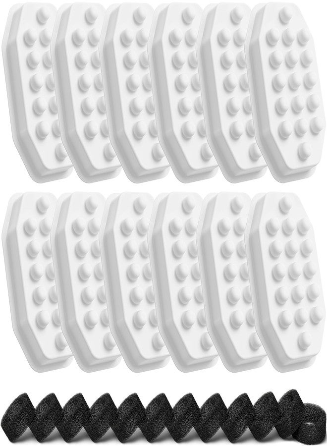 Neareal Official 12 Pack Cat Water Fountain Replacement Filters & Pre-Filter Sponges for 108oz/3.2 Stainless Steel Pet Water Fountain - Image 1