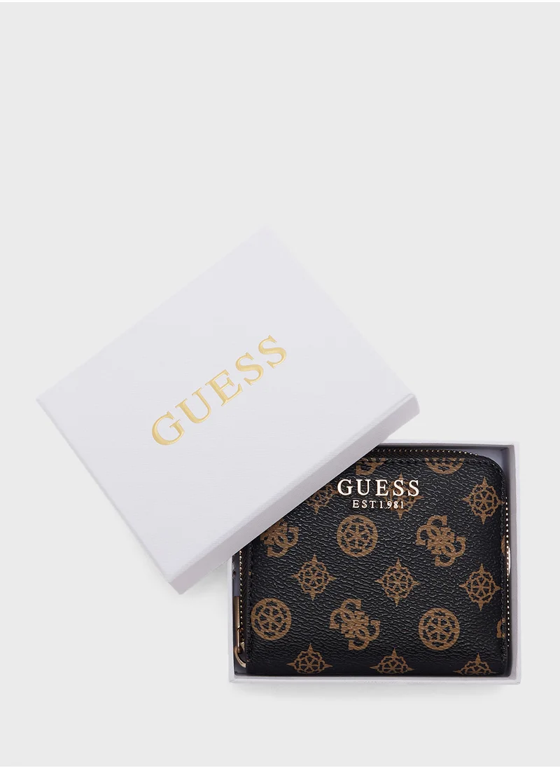 GUESS Laurel Small  Zip Around Wallet
