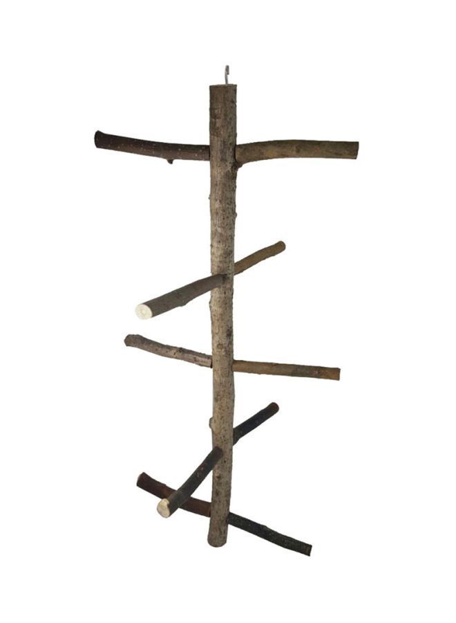 NIBEMINENT Parrot Cage Stand Brown  - Image 1