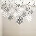 Konsait Snowflake Swirls Decoration30pcs Konsait Merry Christmas Snowflake Hanging Swirls Garland Foil Ceiling Ornaments for Xmas Winter Wonderland Holiday Party Decor SuppliesAlready Assembled - Image 3