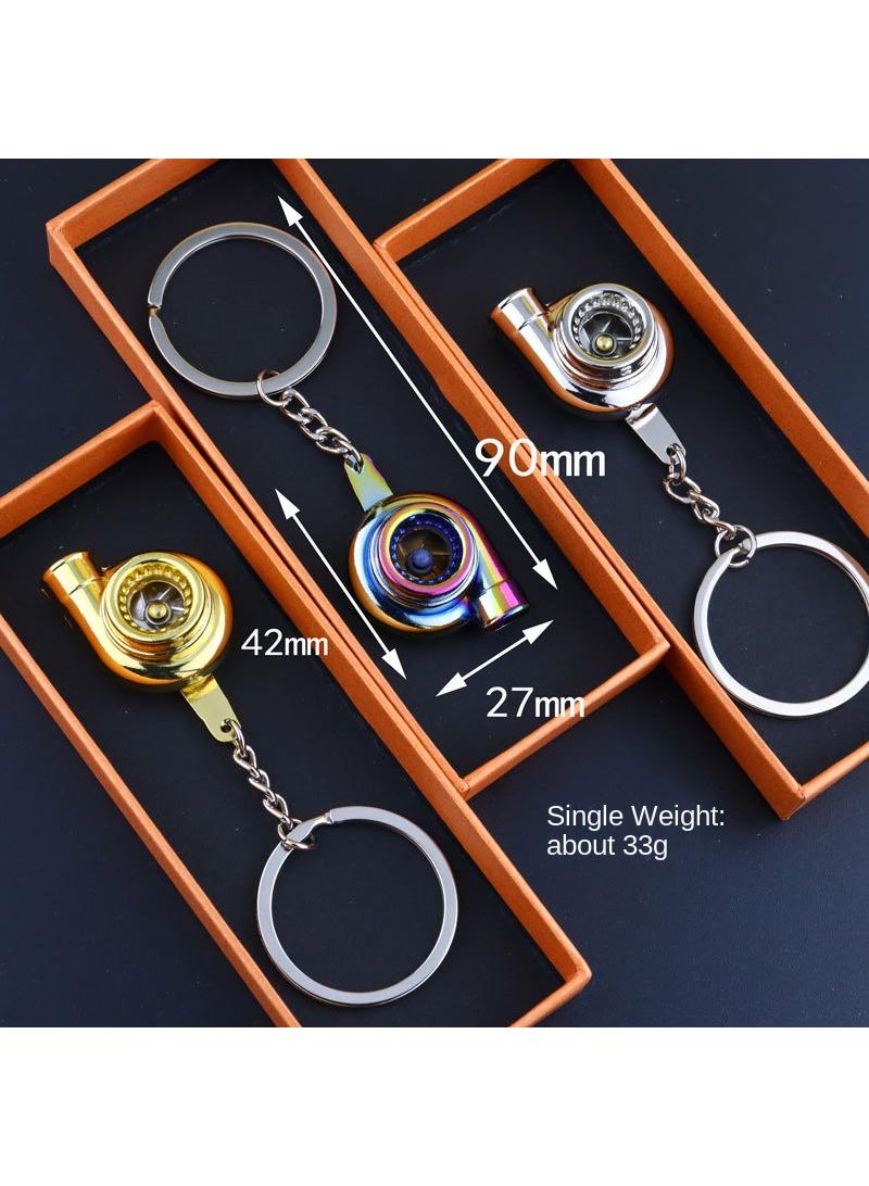 general مجموعة سلاسل مفاتيح توربو ثلاثية الأبعاد من سبائك الزنك 6 قطع - Image 2