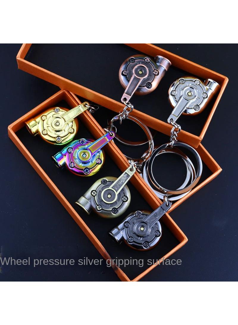 general مجموعة سلاسل مفاتيح توربو ثلاثية الأبعاد من سبائك الزنك 6 قطع - Image 3