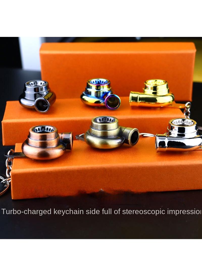 general مجموعة سلاسل مفاتيح توربو ثلاثية الأبعاد من سبائك الزنك 6 قطع - Image 4