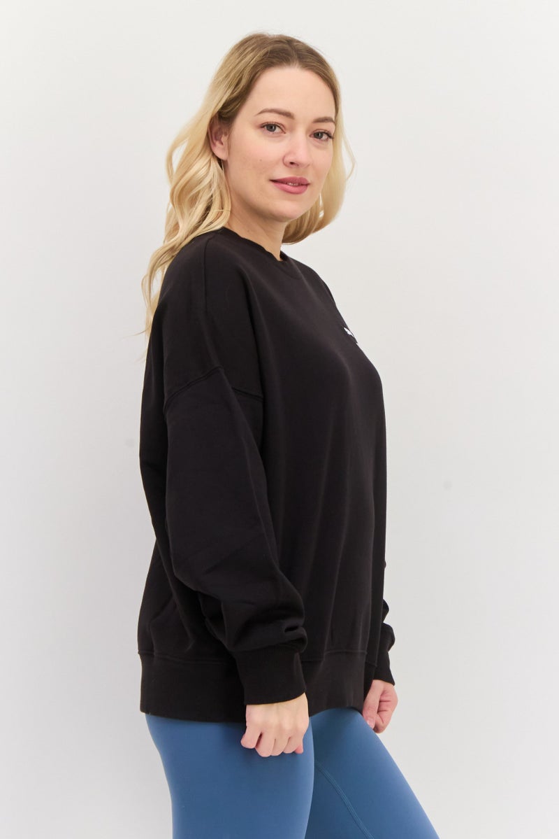 PUMA Women Sportswear Fit Long Sleeves Training Sweatshirt, Black  - Image 4