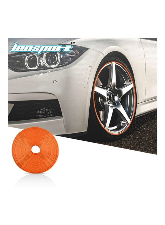 MUNTAQI Auto Car Tyre Rim Care Protector Wheel Sticker Strip - Image 2