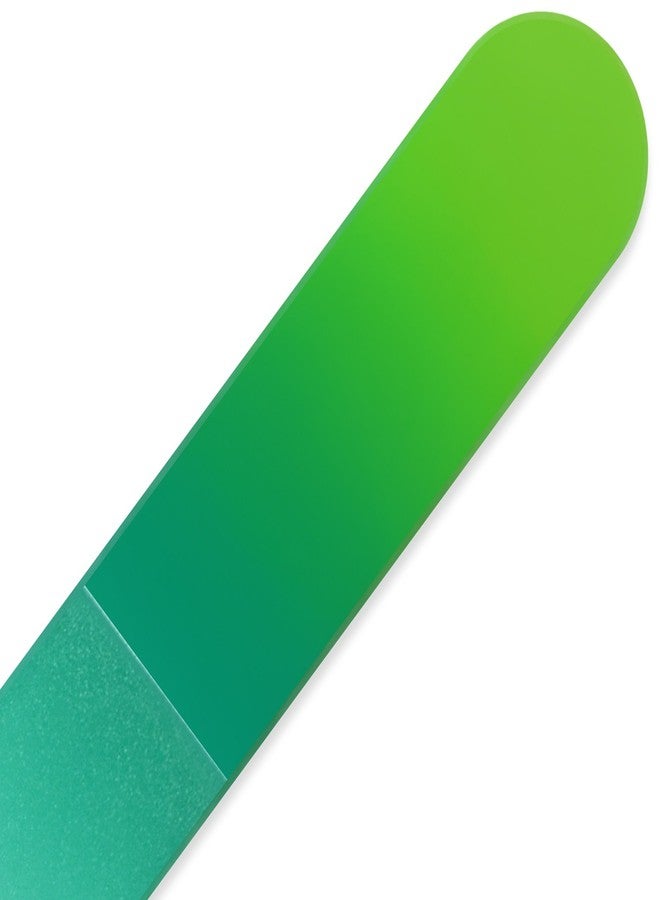 Mont Bleu Rainbow Crystal Nail File in Black Pouch - Large/Professional Size - Czech Tempered Glass - Handmade in Bohemia (Czech Republic) - Image 3