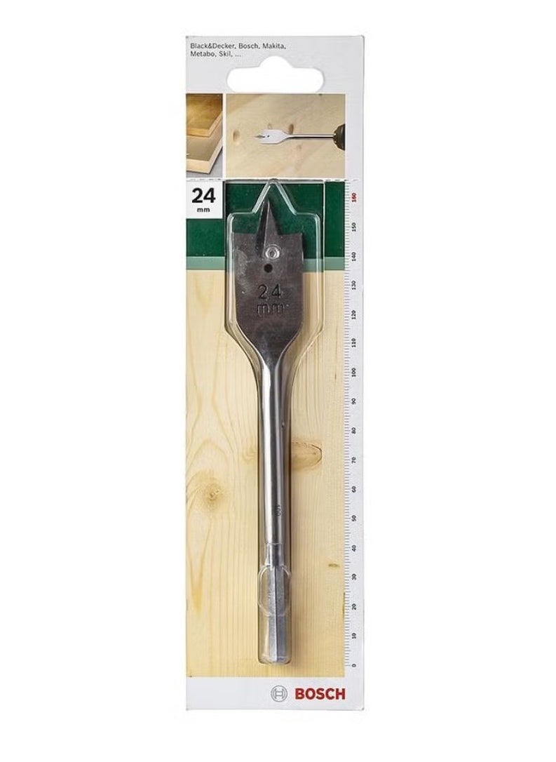 BOSCH Hex55 Flat Drill Bit 24 Mm X 160 Mm 