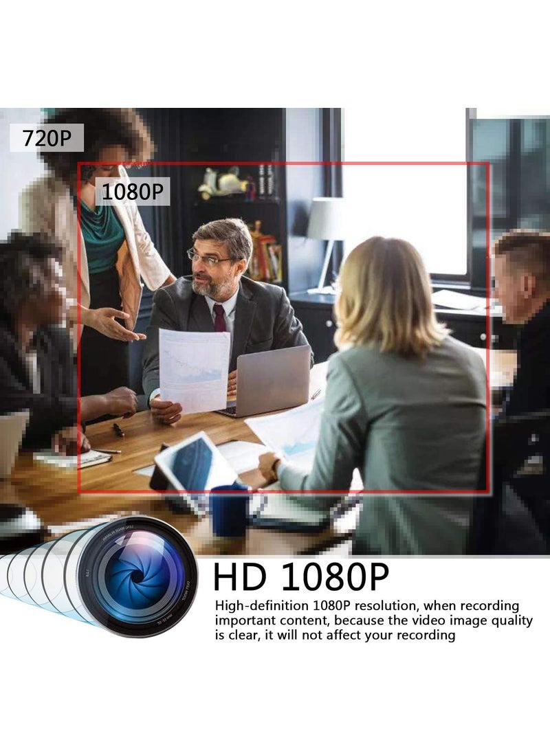 TECHNOVIEW TECHNOVIEW Wired 32GB Inbuilt Memory Full HD Camera 1080P Indoor Video Audio Recording Pen Portable Pocket Security Camera for Home Office Meetings Surveillance  - Image 5