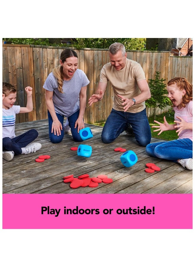 Spin Master Games, Left Center Right Giant Edition, Family Game for Indoor & Outdoor Fun with Big Oversized Board, for Family and Kids, 2-4 Players, Ages 6 & Up - Image 3