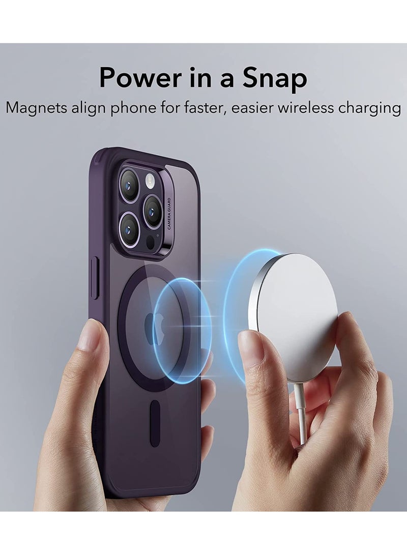 TIGER MagSafe iPhone 14 Pro Case with HaloLock – Magnetic Wireless Charging Compatible, -Grade Shockproof Protection, Scratch-Resistant Clear Back, Hybrid Slim Fit Protective Cover - Image 4