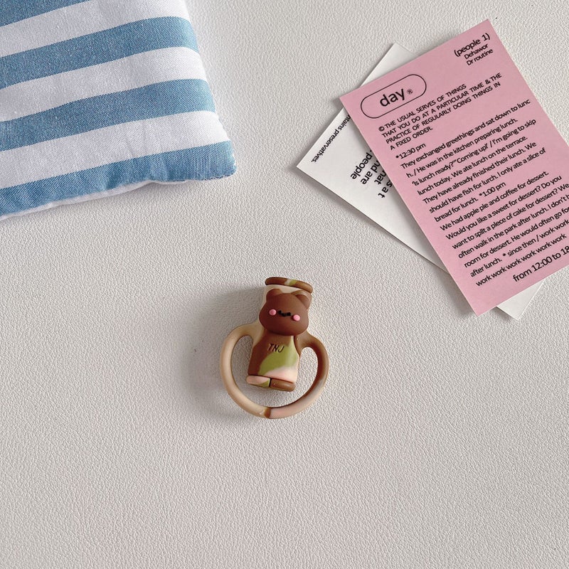 Silicone Data Cable Storage Protective Sleeve Charging Cable Management Cable Solid Line Multi-Color Cartoon Mobile Phone Bite - Image 1