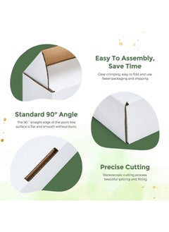 MESHA Shipping Boxes 12X9X4 20 Pack White Cardboard Boxes Corrugated Box For Father'S Day Gift Boxes Small Business Mailing Packaging Mother'S Day Gift Warpping  - Image 4