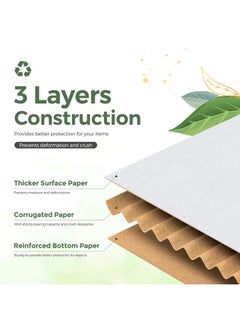 MESHA Shipping Boxes 12X9X4 20 Pack White Cardboard Boxes Corrugated Box For Father'S Day Gift Boxes Small Business Mailing Packaging Mother'S Day Gift Warpping  - Image 2