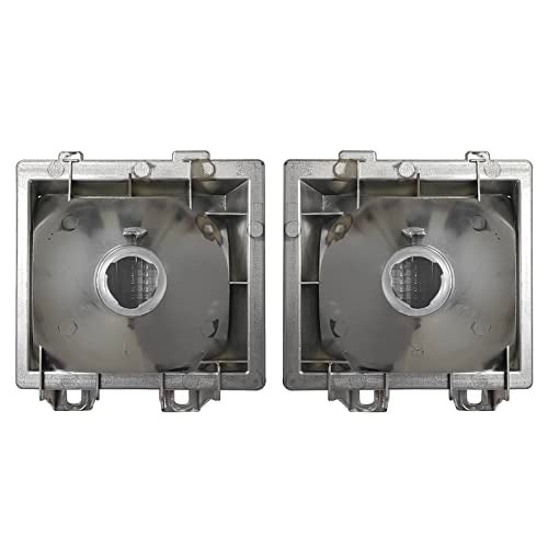 KYYET Pair Clear Lens Park/Signal Lights Compatible with 1983-1988 Chevy Blazer GMC Pickup Truck Driver and Passenger Side w/quad headlamps replaces 918045 918046 - Image 5