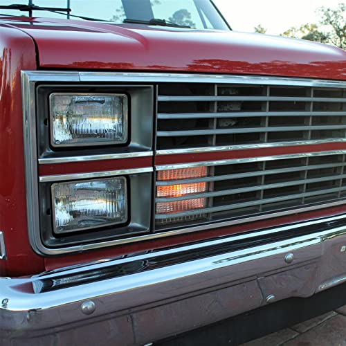 KYYET Pair Clear Lens Park/Signal Lights Compatible with 1983-1988 Chevy Blazer GMC Pickup Truck Driver and Passenger Side w/quad headlamps replaces 918045 918046 - Image 3