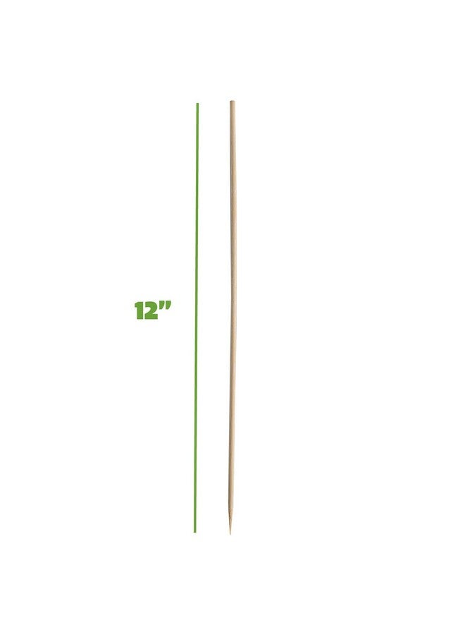 Comfy Package [100 Count] 12 Inch Bamboo Wooden Skewers For Grilling, Shish Kabob, Fruits, Appetizers, and Cocktails - Image 2