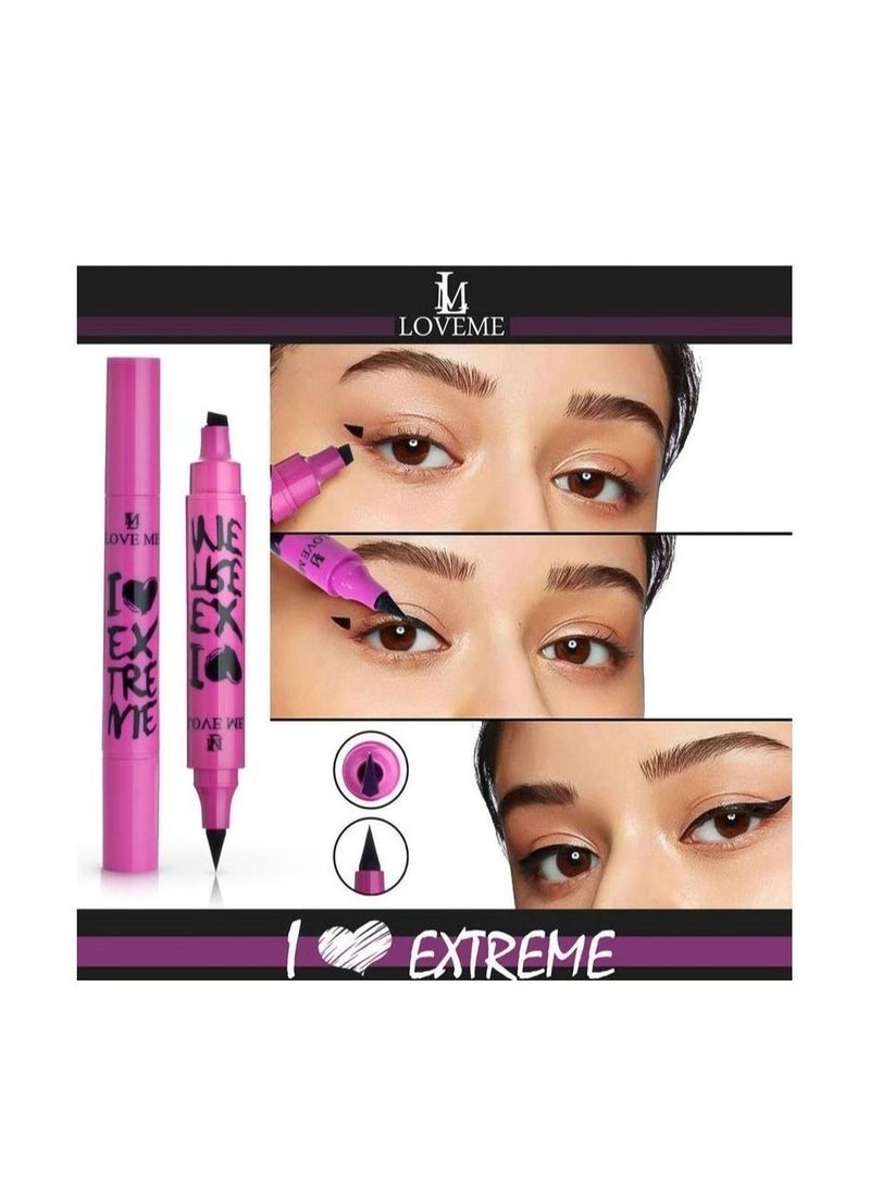 لوف مي يلاينر مع ختم آي لوف أكستريم كريزي أسود - Image 1