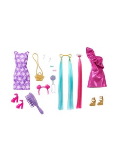 Barbie Fun & Fancy Hair Fashion Doll With Accessories  - Image 3