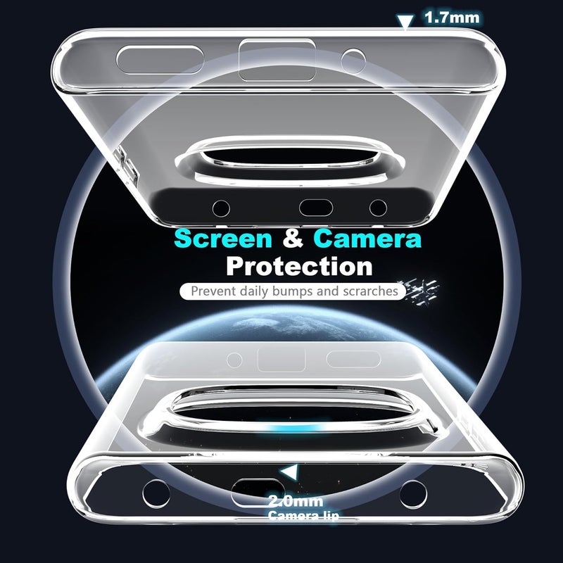 Realcase غطاء خلفي سيليكون MI Redmi Note 14 Pro 5G، مقاوم للخدوش، شفاف كريستالي، واقي للصدمات، غطاء خلفي ل MI Redmi Note 14 Pro/Poco X7 Pro 5G - Image 4