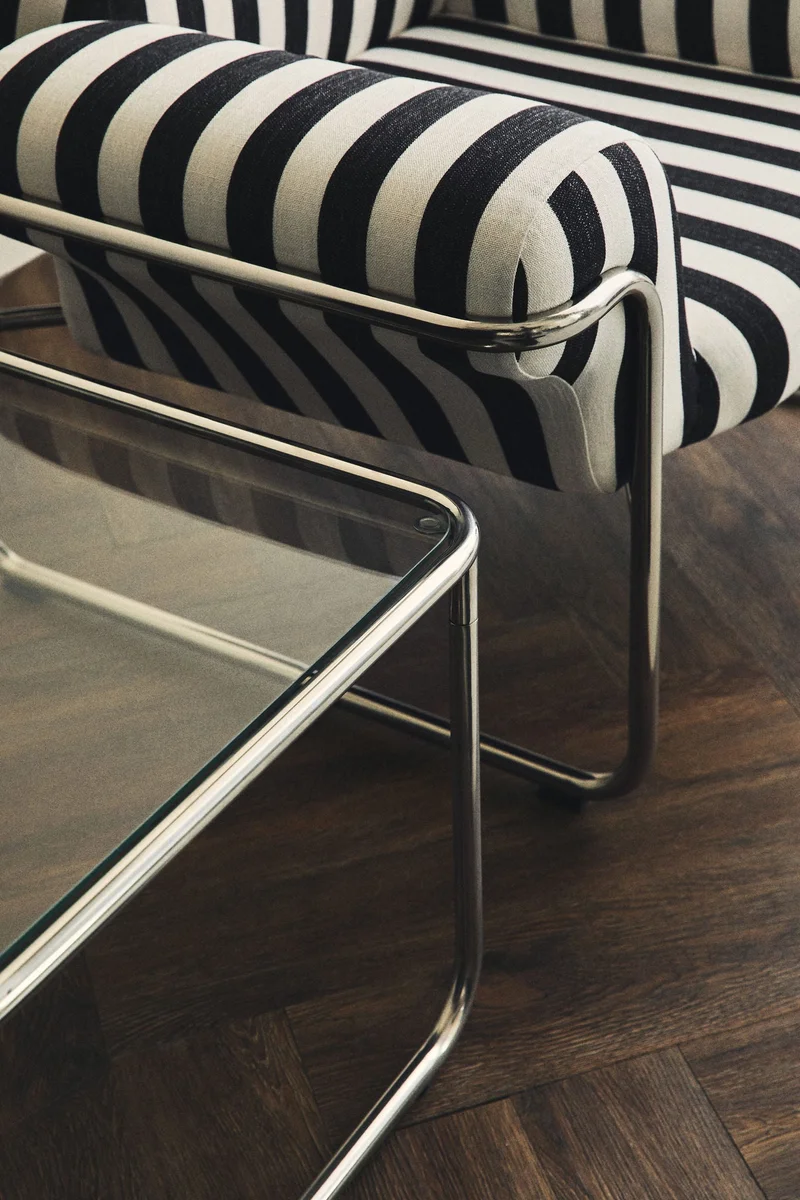 H&M Glass-top coffee table