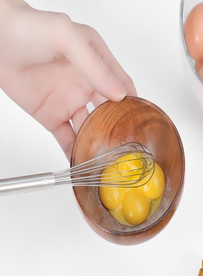 Ymapinc مضارب صغيرة من Ymapinc للطبخ، بمقبض طويل 10.24 بوصة، مصنوعة من الفولاذ المقاوم للصدأ، مثالية لخلط البيض، والخفق، وتقليب مشروبات القهوة. - Image 4