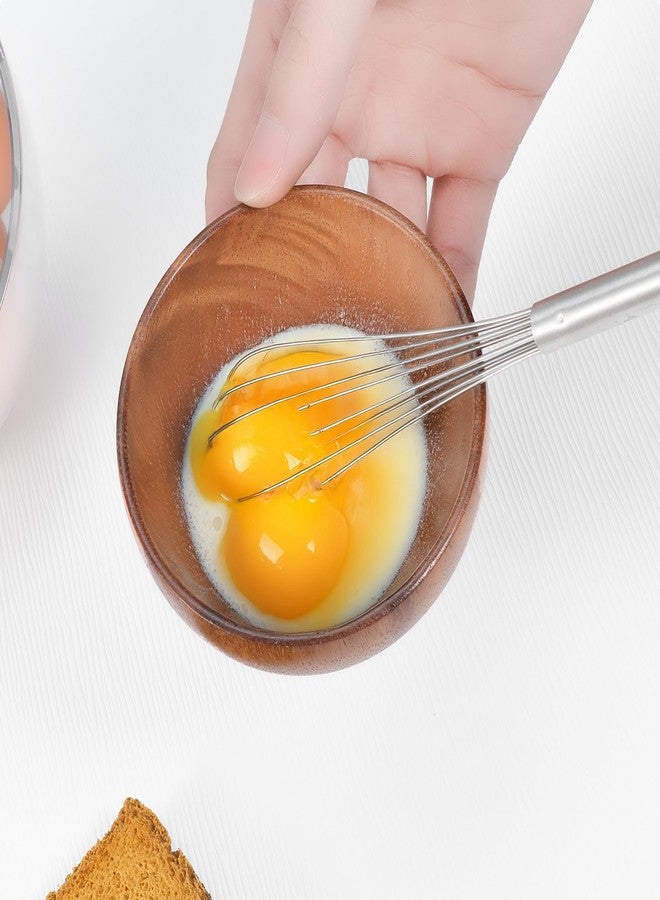 Ymapinc مضارب صغيرة من Ymapinc للطبخ، بمقبض طويل 10.24 بوصة، مصنوعة من الفولاذ المقاوم للصدأ، مثالية لخلط البيض، والخفق، وتقليب مشروبات القهوة. - Image 3