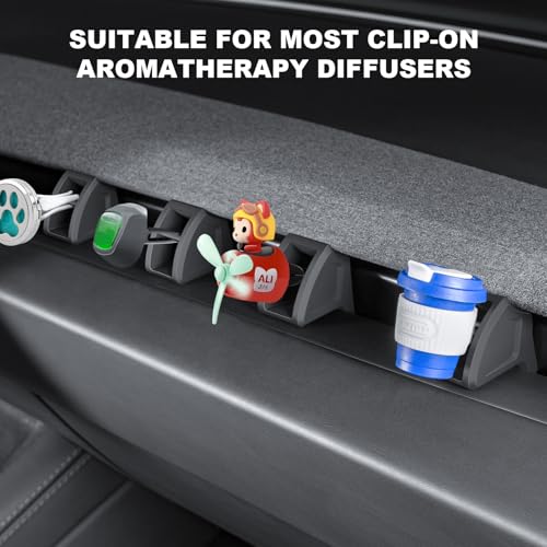 KUNIST 2Pcs Air Freshener Adapter for 2025-2026 Tesla New Model Y Juniper Launch Series & 2024-2026 Tesla Model 3 Highland Air Vent (Air Freshener not Included) - Image 3