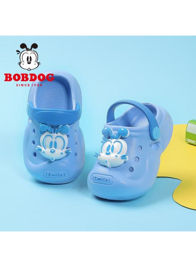 Bobdog Children's Shoes, Boys' Slippers, Summer Soft-soled Baby Beach Shoes, Kids' Clogs, 117342003, Light Moon Color, Size 180 - Image 1