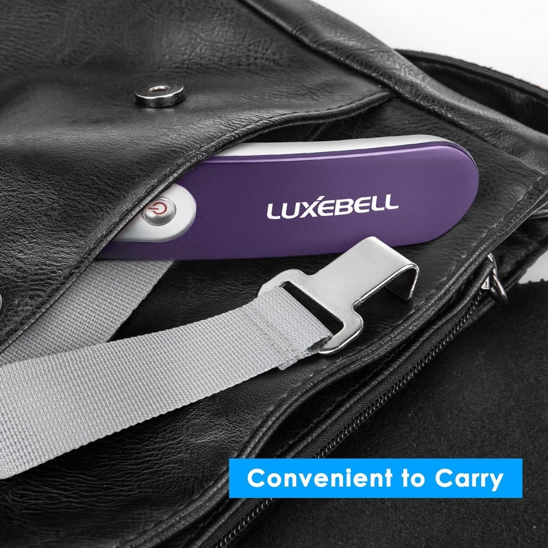 LUXEBELL Digital Luggage Scale Vacation Travel Essentials Accessories Gifts for Traveler Portable Suitcase Handheld Weight Scale 110 lbs Hanging Baggage Travel Must Haves - Image 5