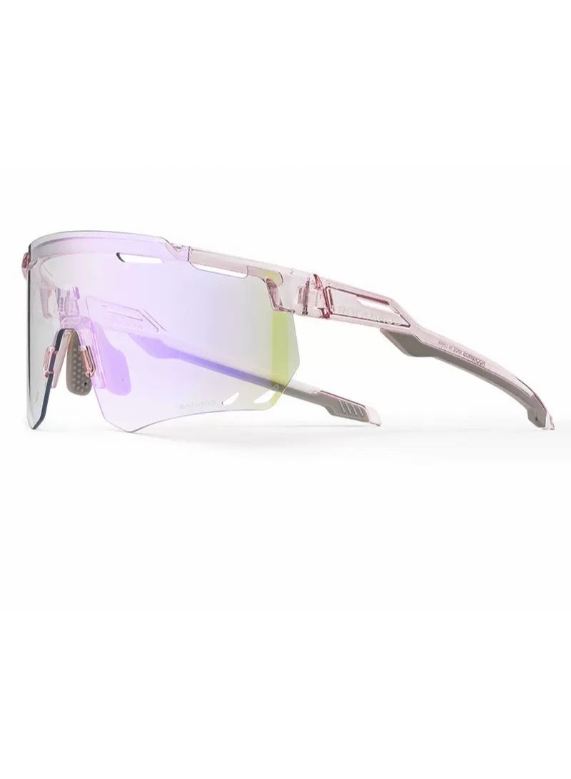 ROCKBROS Photochromic Cycling Glasses Anti-fog Photochromic Sunglasses UV Protection Mountain Bike Glasses
