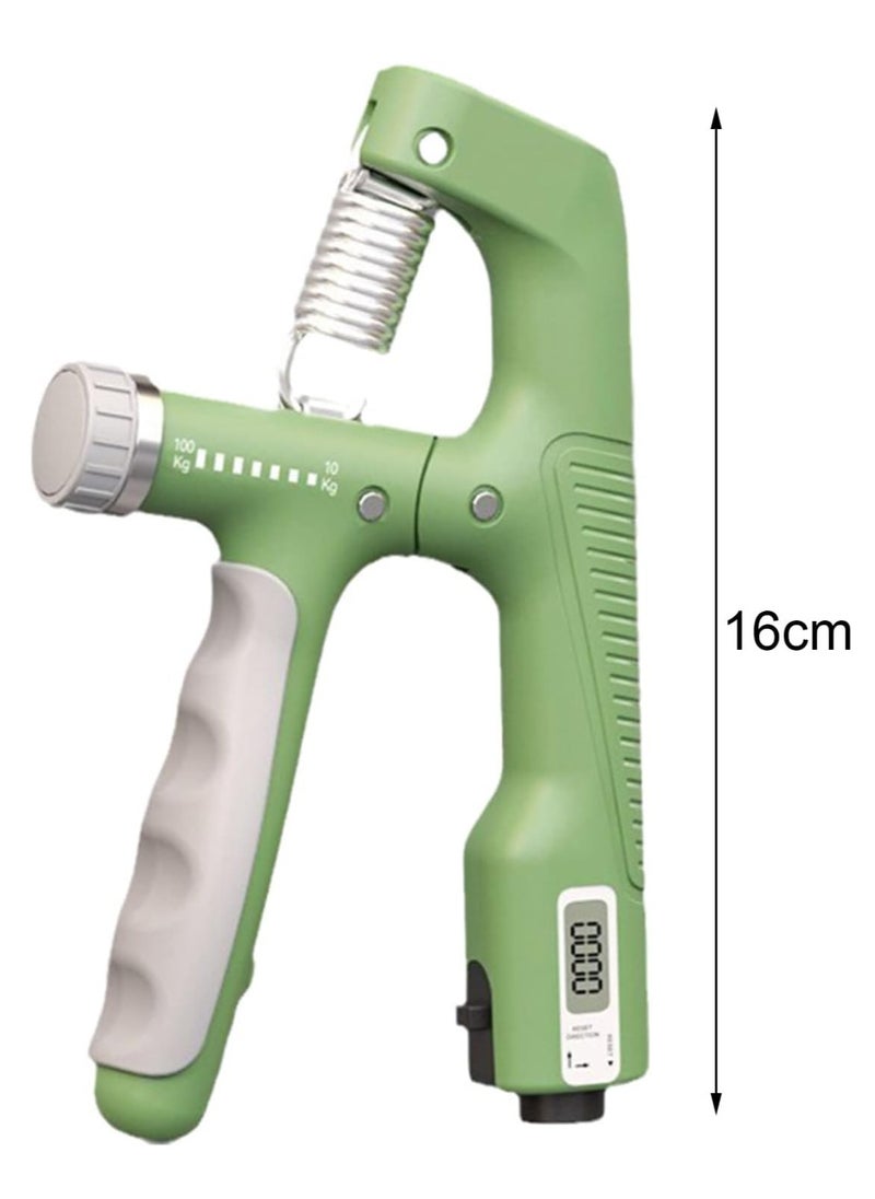 ALLKING - Hand Grip Strengthener, 10-100KG Adjustable Resistance Hand Gripper, Electronic Counter Display Non-Slip Forearm Grip Strengthener, for Arm Muscle Training, Hand Injury Recovery, Stress Relief - Image 1