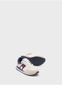 TOMMY HILFIGER Youth Low Top Lace Up Sneakers  - Image 3