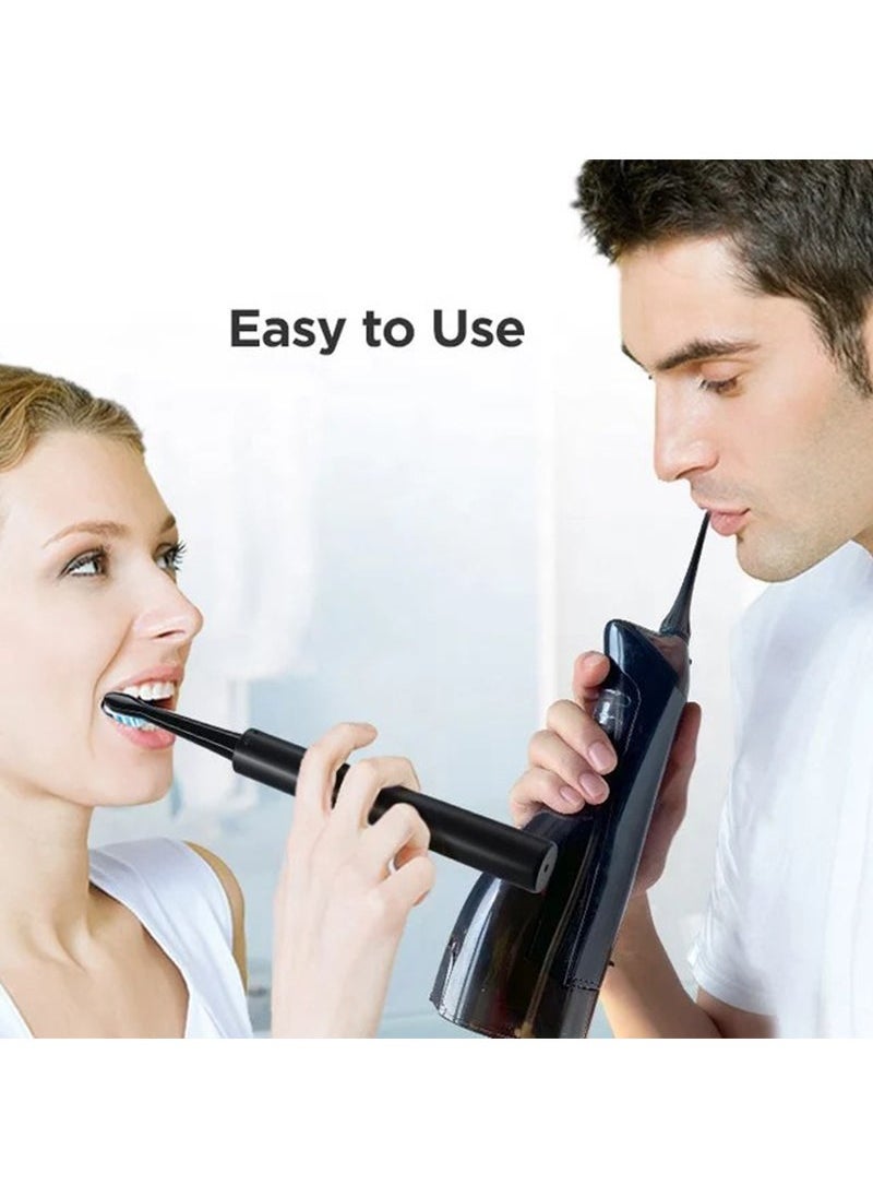 Fairywill - Water Flosser and Electric Toothbrush Combo - Cordless Water Flosser for Teeth - 5 Modes Sonic Electric Toothbrush, 3 Modes Portable Water Floss - Image 1