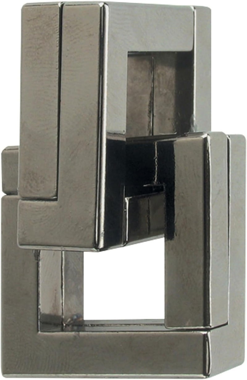 Bepuzzled QUARTET Hanayama Cast Metal Brain Teaser Puzzle (Level 6) Puzzles For Kids and Adults Ages 12 and Up - Image 1