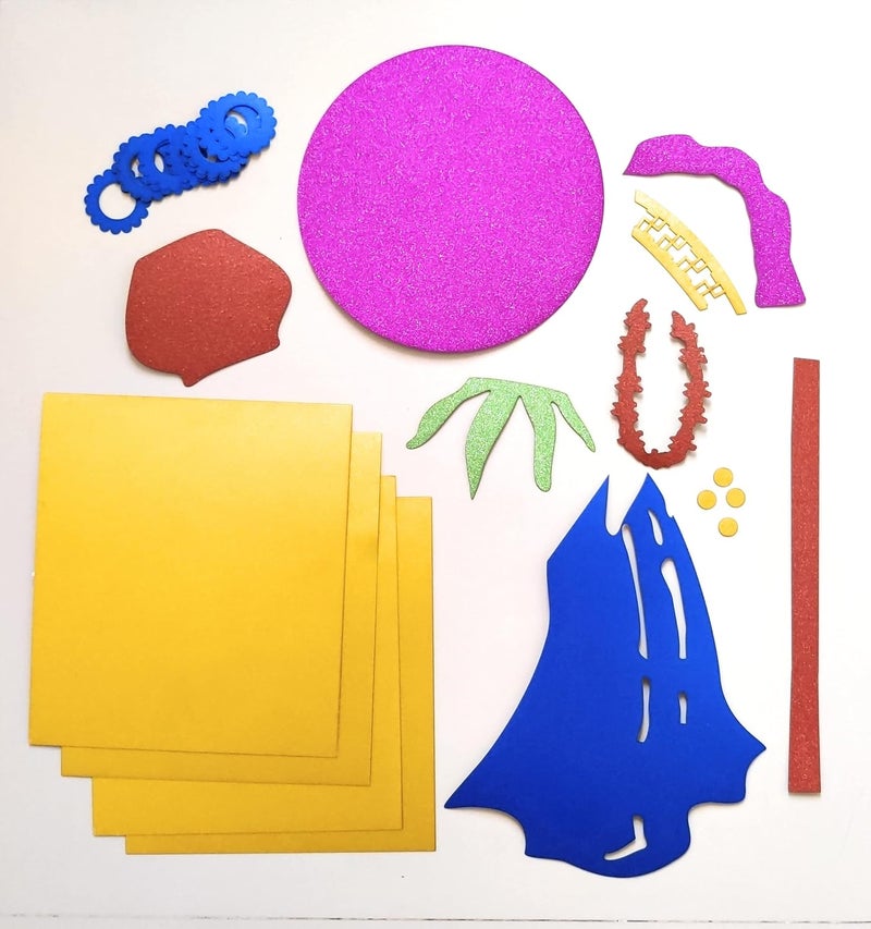 Punyatva GudiPadwa Readymade RangoliPaper Rangoli for Gudhi Padwa Festival DecorationDIY Reusable Paper Rangoli for Gudi Padva - Image 2