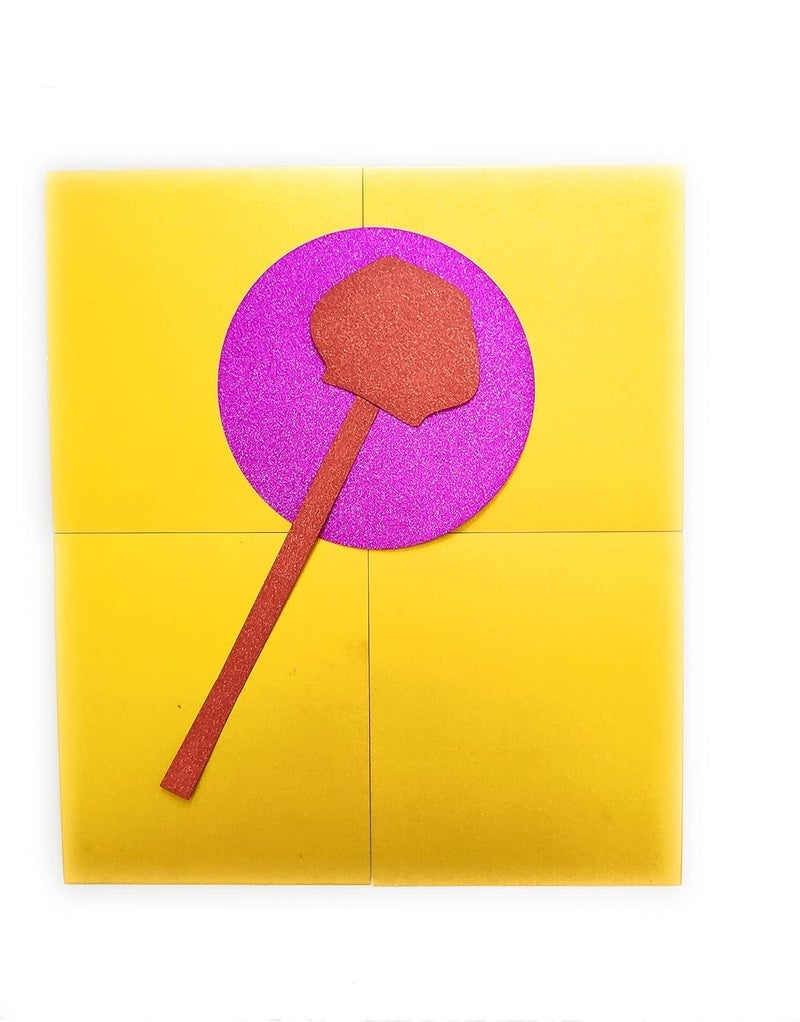 Punyatva GudiPadwa Readymade RangoliPaper Rangoli for Gudhi Padwa Festival DecorationDIY Reusable Paper Rangoli for Gudi Padva - Image 4