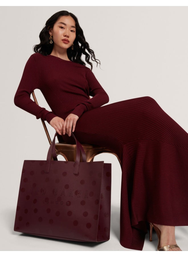 Ted Baker حقيبة أيقونية كبيرة جداً بنقاط البولكا - Image 2