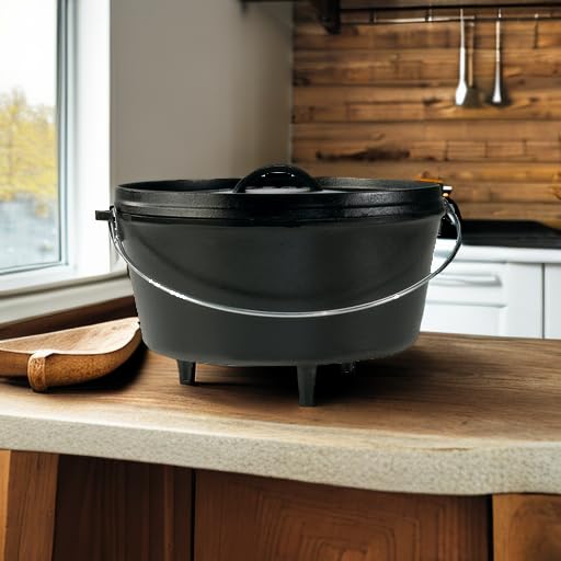 LODGE Lodge 12 8Qt Cast Iron Dutch Oven D12DCO3  - Image 5