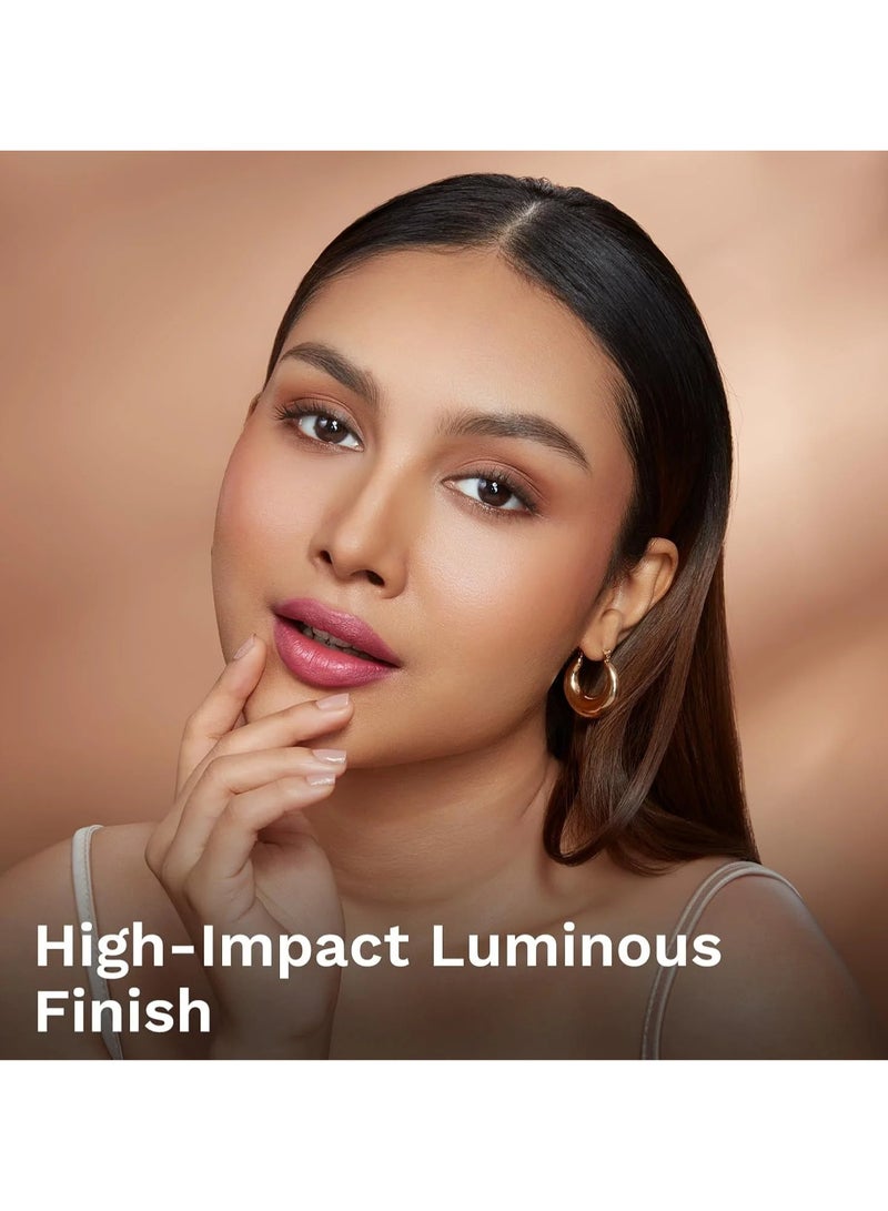 Pilgrim Glitter Lipstick For Women 4.2gm | Dubai Luxe Lifestyle - Chic Haseena Shade | Lipstick Infused with Vitamin E & Olive Oil | Glitter Formula With Matte Finish | Non Drying | All Skin Types - Image 4