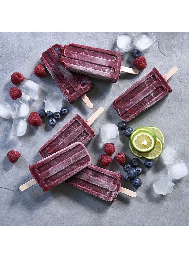 100 قطعة من عيدان المصاصة الخشبية، 1 × 16 سم، أعواد متعددة الاستخدامات لصنع الآيس كريم، تقليب القهوة، والمشاريع الحرفية - Image 4